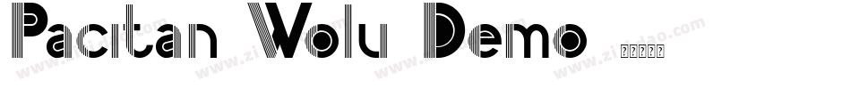 Pacitan Wolu Demo字体转换